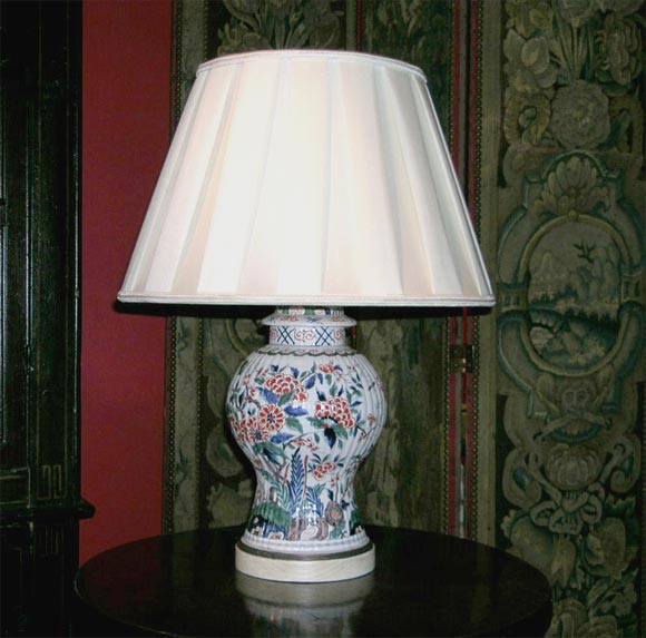 Englische Delft Lampe