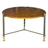 Round patinated and gilt bronze Coffee Table