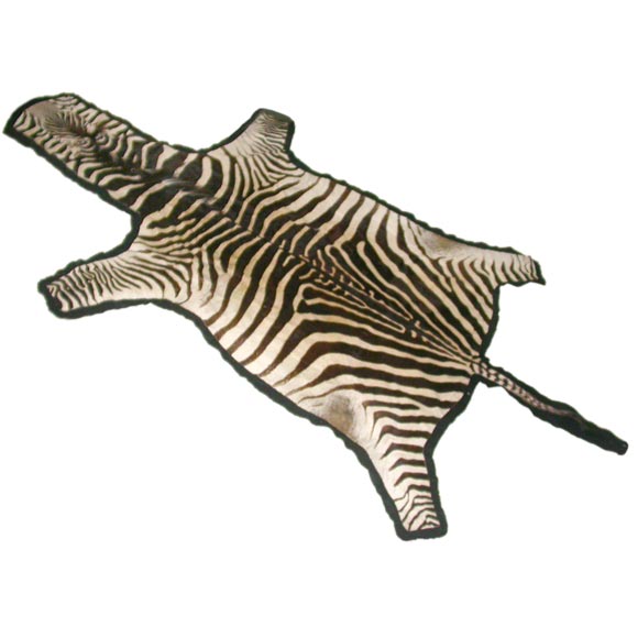 Zebra Rug For Sale at 1stDibs