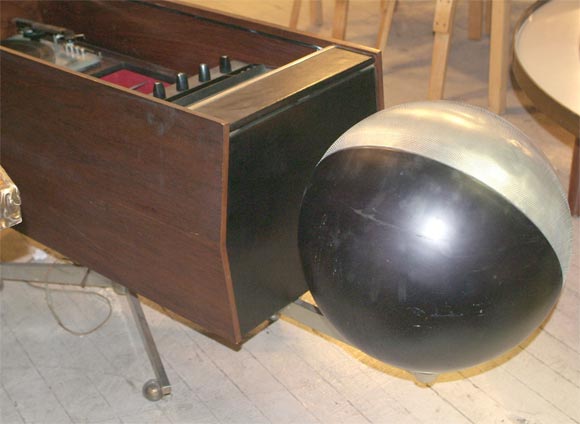 Wood Space age stereo console