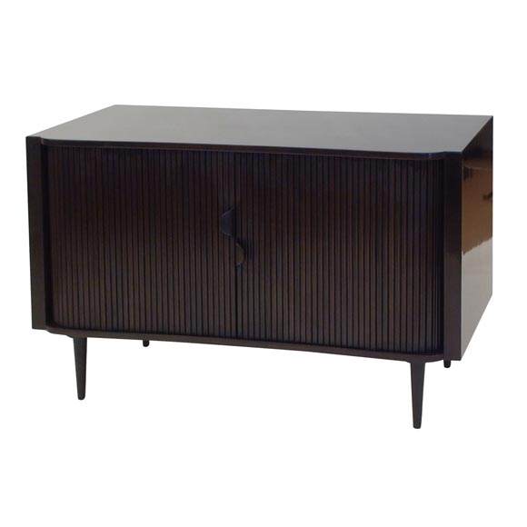 EDWARD WORMLEY TAMBOUR DOOR CABINET