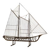 Curtis Jere' Brass Sailing Ship