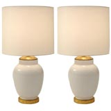 Fine German Porcelain Table Lamps