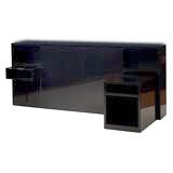 Paul Laszlo Custom Headboard with  Night stand