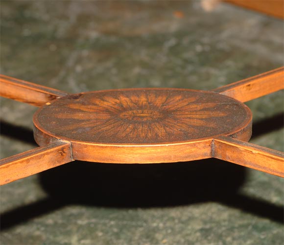19th Century French Satinwood Oval Table 4