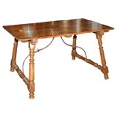 18th Century Spanish Walnut Table 11