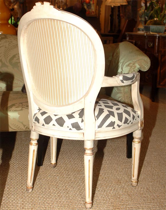 Gustavian Armchairs In Excellent Condition In San Francisco, CA