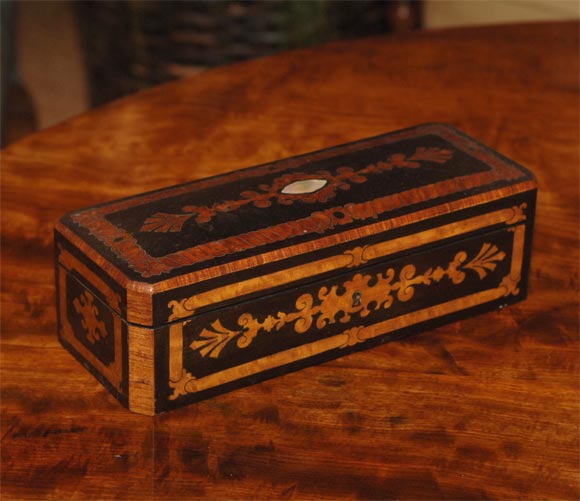 Mahogany Glove Box