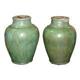 Antique Glazed Chinese Jars
