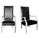 PR/HOLLYWOOD GLAM NEOCLASSICAL ARMCHAIRS