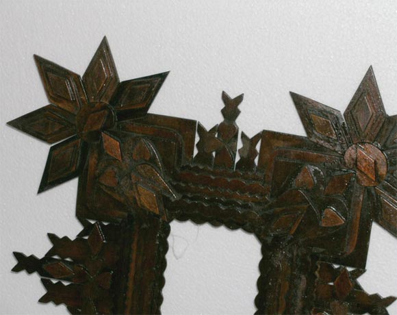 A tramp-art frame 1