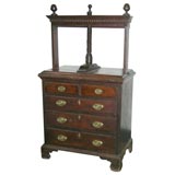 18th Century Chippendale style Linen Press Chest of Drawers