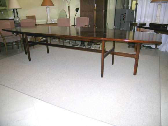 Walnut conference table