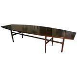 Walnut conference table
