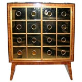 An Exceptional Two Door Bar Cabinet by Gio Ponti