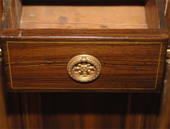 Regency Faux Bois Painted and Gilt Cabinet/Desk England, circa 1830 2