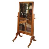 Regency Oak Cheval Mirror