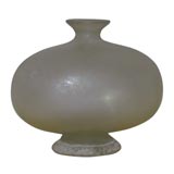 An Acid Etched Glass Vase by Karl Springer for Venini. An Acid Etched Glass Vase by Karl Springer for Venini.