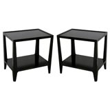 A Pair of Two Tiered End Tables by Ed Wormley for Drexel.