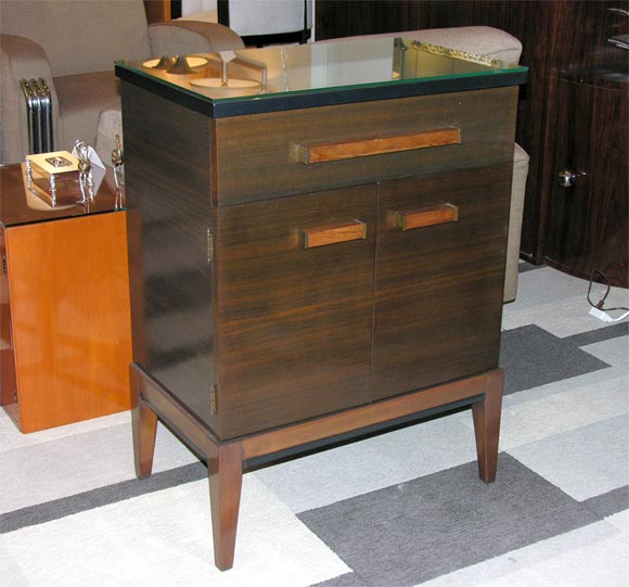Bookmatched Cabinet by Donald Deskey for Amodec