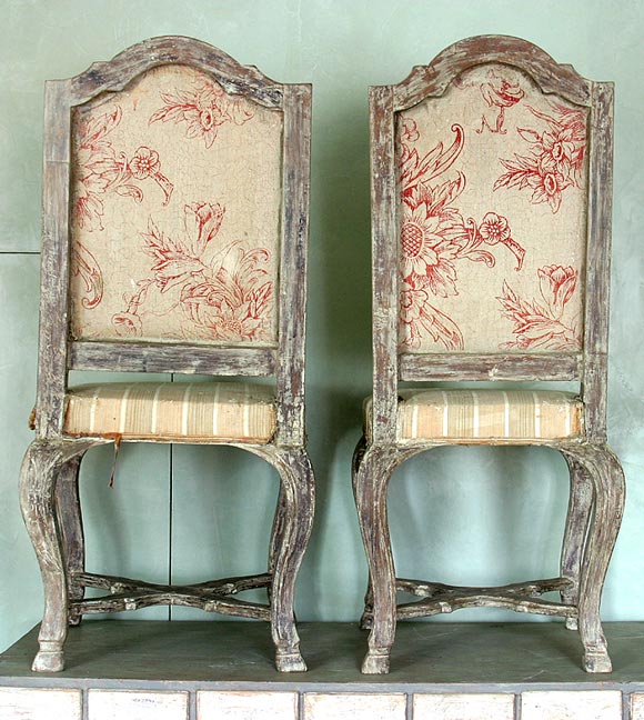 Set of 2 Swedish Rokoko Chairs For Sale 4