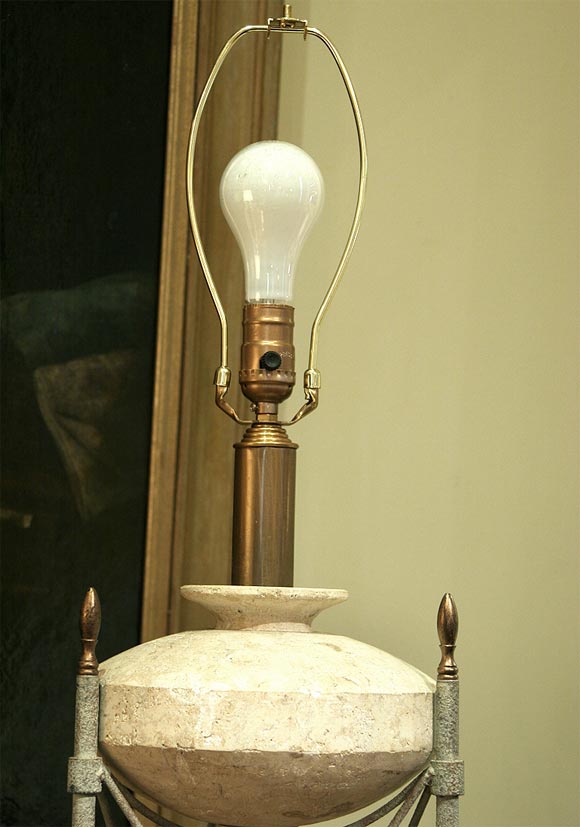 Directoire style lamp.