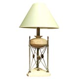 Directoire style lamp.