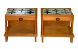 Vintage Maurice Pre  pair of end tables