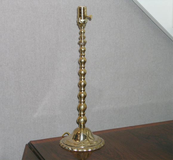 Single Brass Lamp