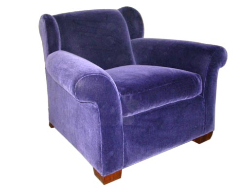 contemporary wing chair
