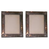 Pair of Chilean silver frames