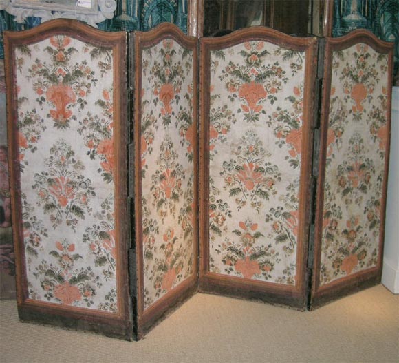18th century French four paneled screen