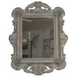 18th century Spanish painted mirror