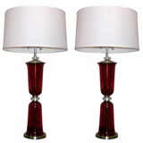 A pair of Art Deco table lamps