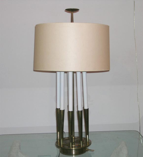 Pair of Modernist  Candelabra Table lamps