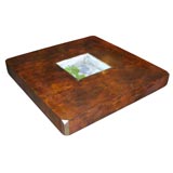 French square coffee table