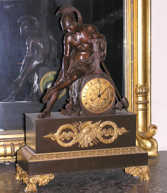French Empire Ormolu Clock