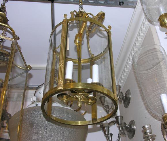 antique French hall lantern