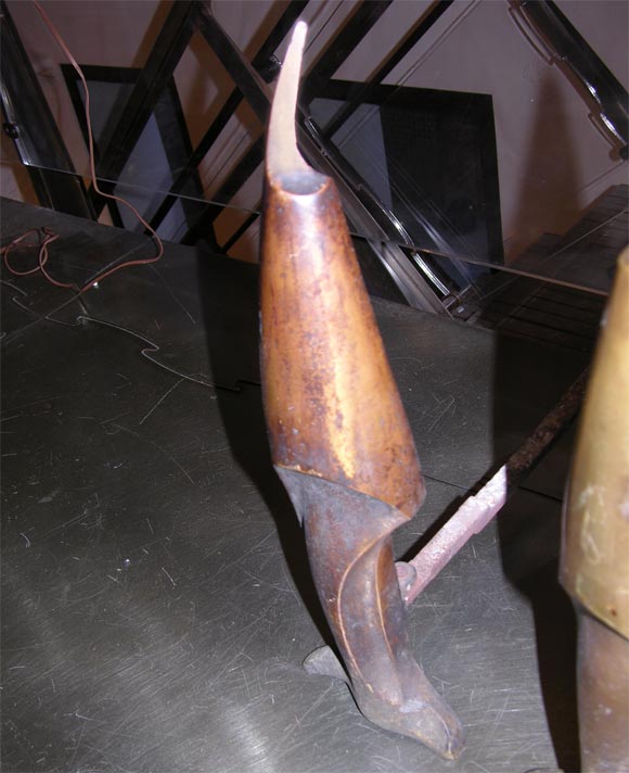 Art Deco Andirons 2
