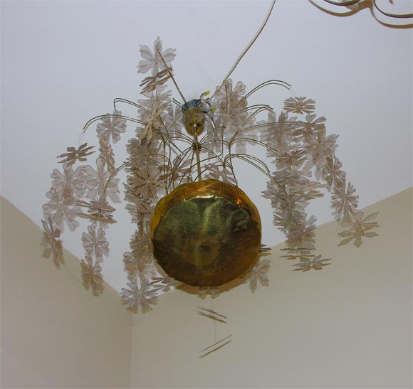 Finnish Paavo Tynell Snowflake Chandelier
