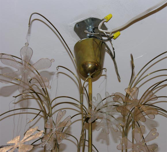 Mid-20th Century Paavo Tynell Snowflake Chandelier