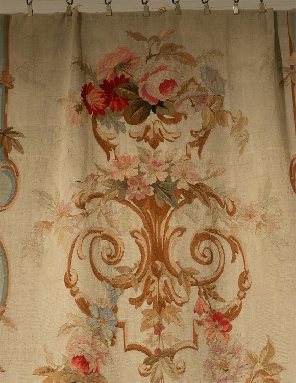 Wool Four Napoleon III Aubusson Panels