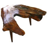 Highly Polished Wood Split Top Table