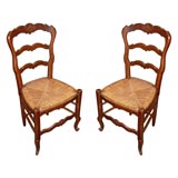 Pair of French Country Side Chairs