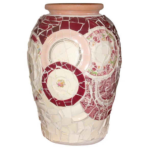 "China" Mosaic Vase