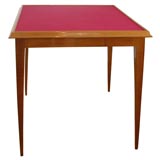 French Satinwood Gaming Table