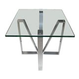 Welded Aluminum Side Table