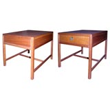Vintage Pair of Baker side tables