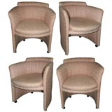 Set of Four Baker Club Chairs