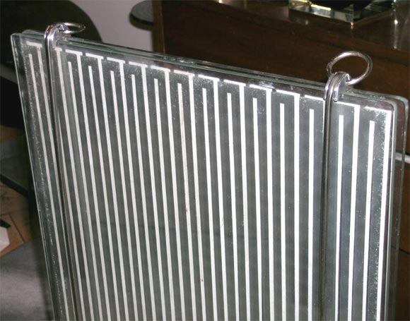 Mid-20th Century Adnet Heater by Saint Gobain